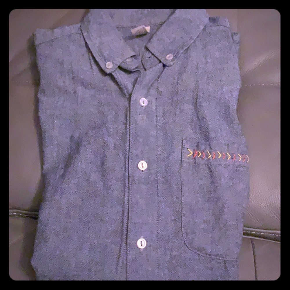 American Apparel chambray short-sleeved shirt